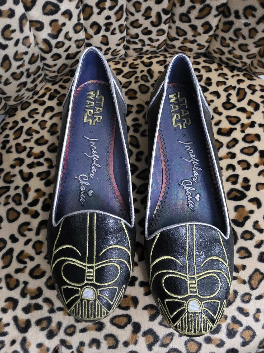Disney Parks Star Wars Irregular Choice Darth Vader Women's Flats Shoes 10 - Picture 7 of 7
